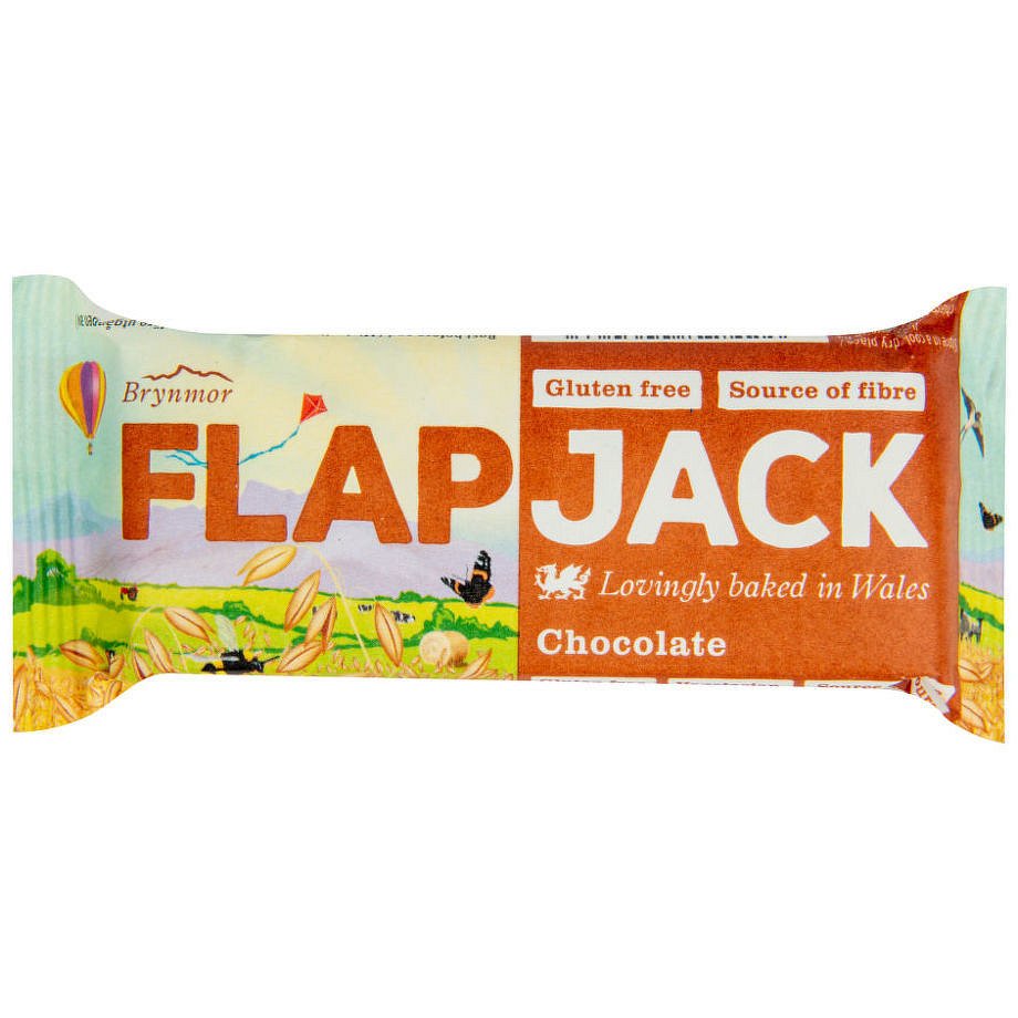 Wholebake Flapjack ovesný s polevou s čokoládovou příchutí bezlepkový 80g