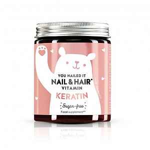 Bears With Benefits You Nailed It, Nail & Hair vitaminy pro zdravé vlasy a nehty 60 ks