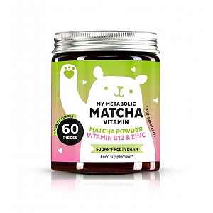 Bears With Benefits My Metabolic Matcha vitaminy pro podporu metabolismu 60 ks