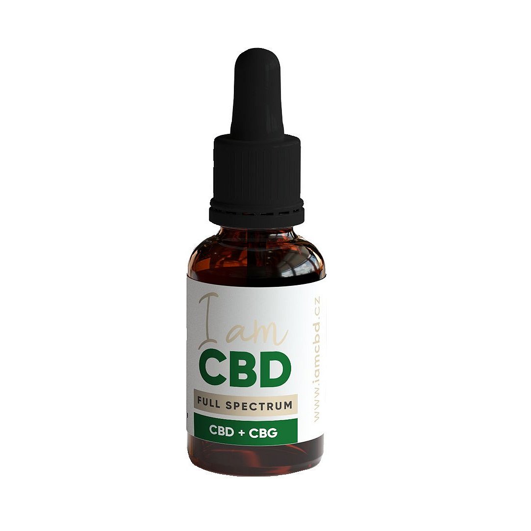 I am CBD Full Spectrum CBD 5% a CBG 5% olej 10 ml