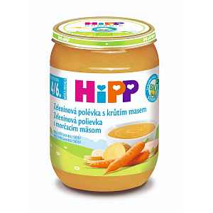 Hipp Polévka Bio Zeleninová S Krůtím Masem 190g