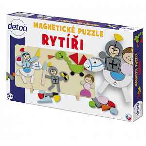 Detoa Magnetické puzzle Rytíři 1 ks