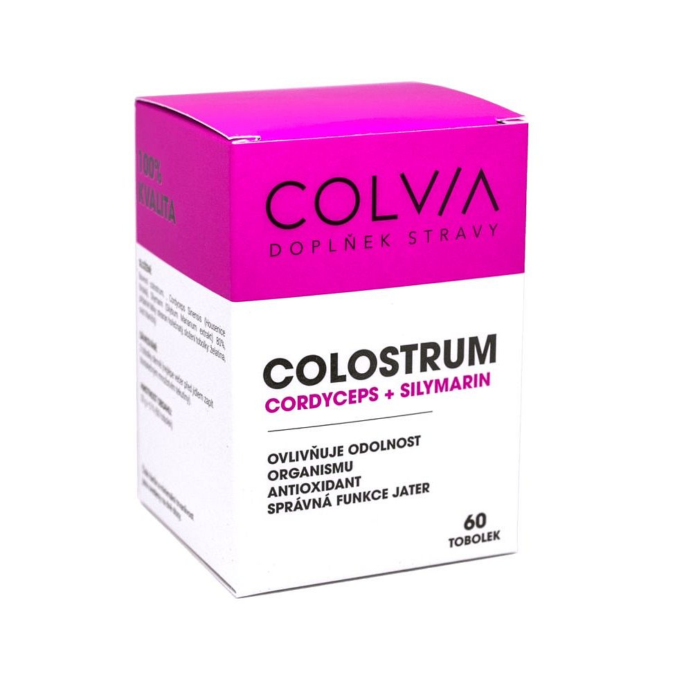 COLVIA Colostrum Cordyceps + Silymarin 60 tobolek