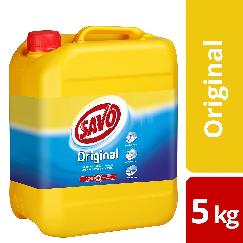 Savo Original dezinfekce vody a povrchů 5 l