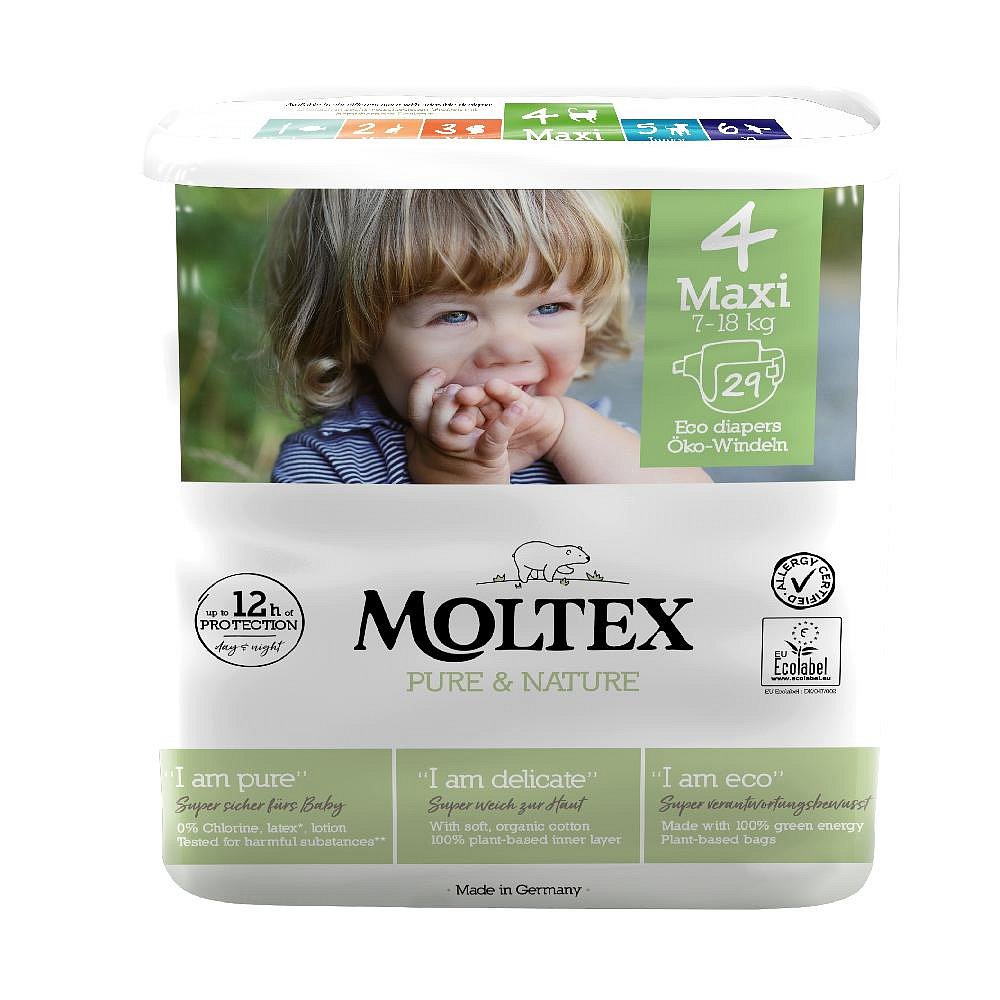 MOLTEX Pure & Nature Maxi 7-18 kg  29 ks