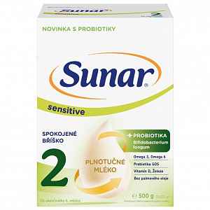 Sunar Sensitive 2 od 6m+ 500g - balení 3 ks