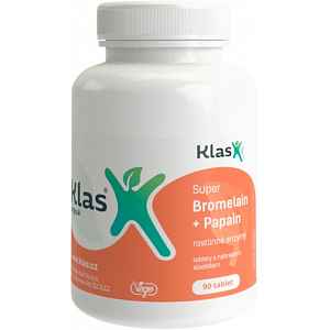 Klas Super Bromelain+papain Tbl.90