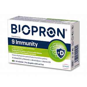 Biopron 9 Immunity s vitaminem D3 30 tobolek