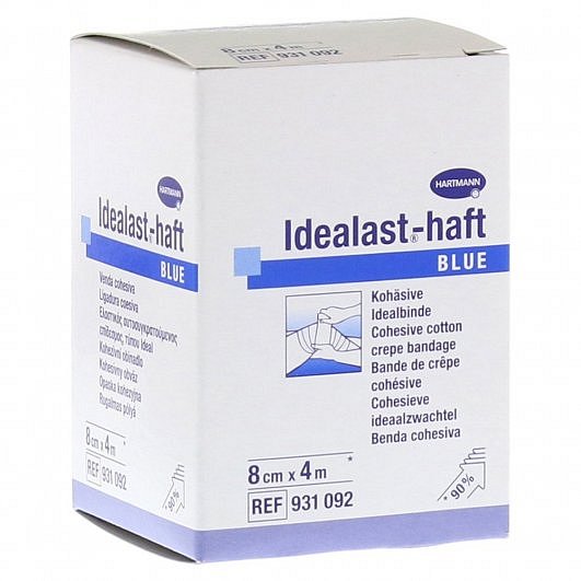 Obin.elast.Idealast-haft color modrá 8cmx4m/1ks