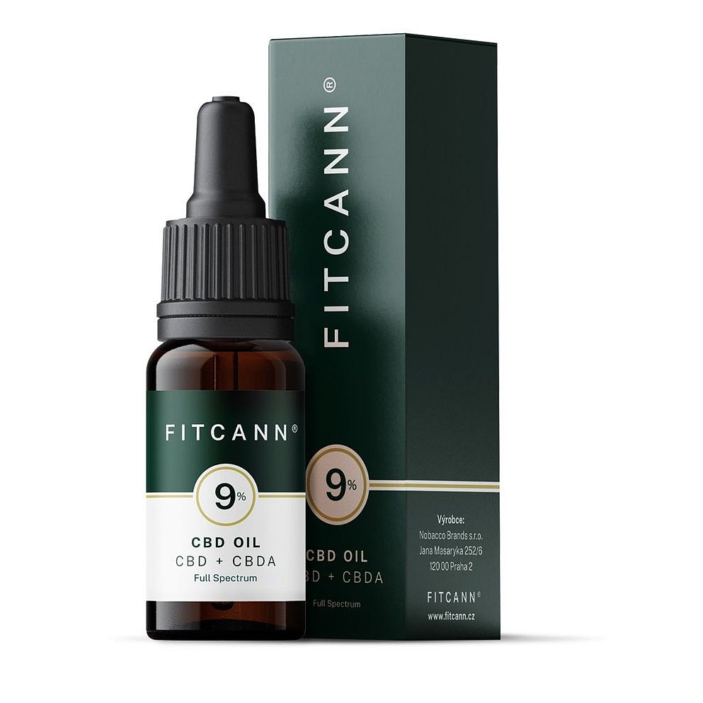 Fitcann CBD 9% olej 10 ml