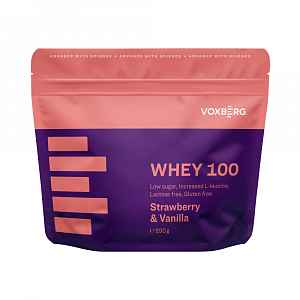 Whey Protein 100 990g - jahoda, vanilka