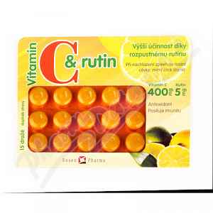 Rosen C+rutin 400 mg dražé 15