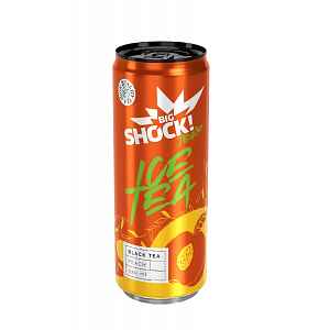 Big Shock! Ice Tea Black Peach 330 ml