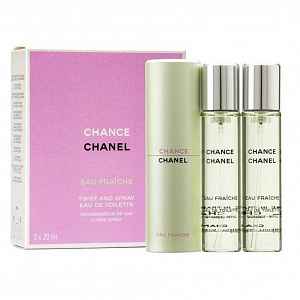 Chanel Chance Eau Fraiche Toaletní voda 3x20ml