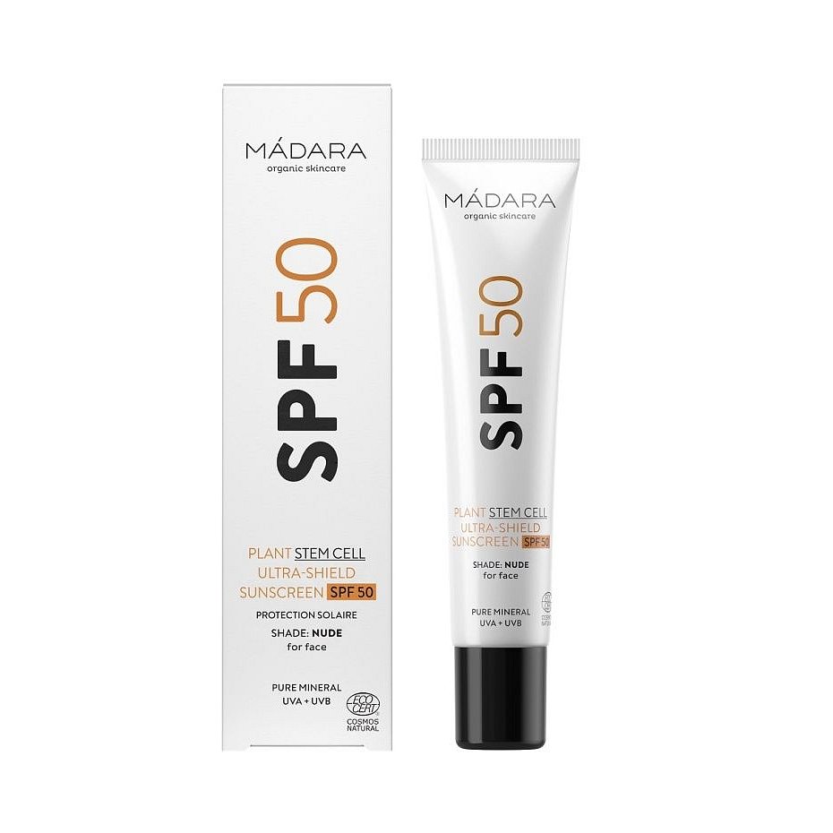 MÁDARA Opalovací krém s obsahem rostlinných kmenových buněk SPF50 40 ml