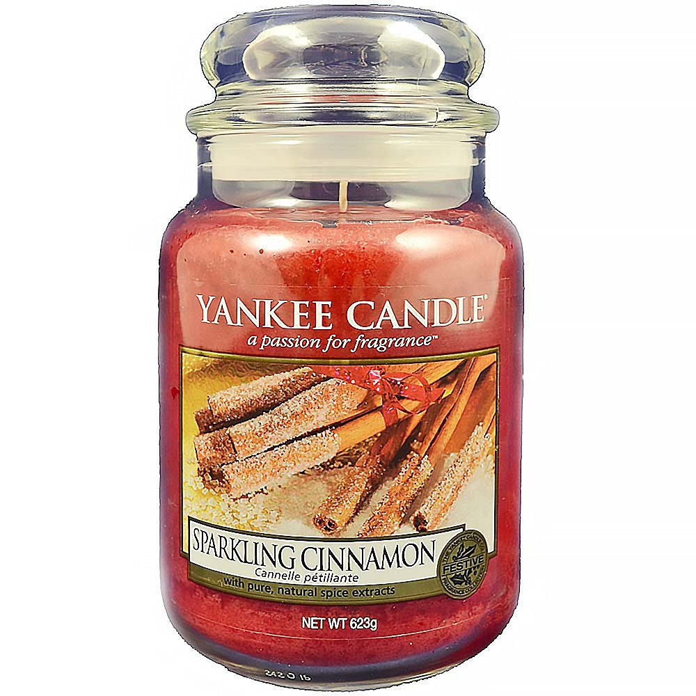 YANKEE CANDLE Sparkling Cinnamon Classic velký 623 g