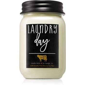 Milkhouse Candle Co. Farmhouse Laundry Day vonná svíčka Mason Jar 368 g