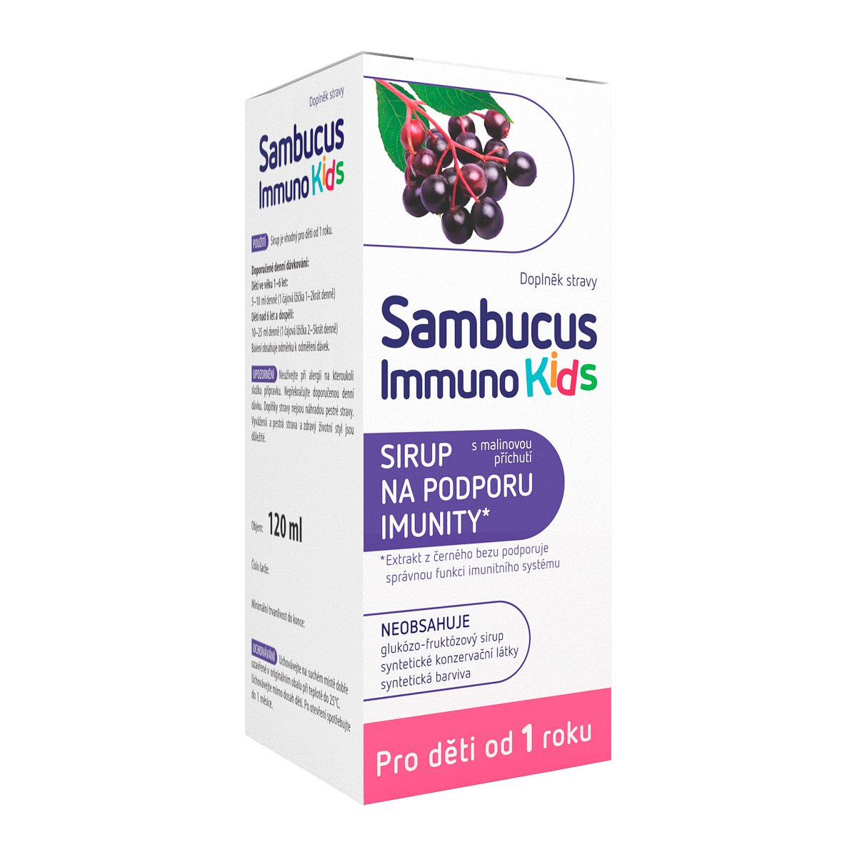 Sambucus Immuno Kids sirup 120 ml