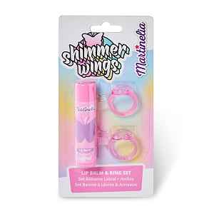 Martinelia Shimmer Wings balzám na rty s prstýnky