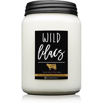 Milkhouse Candle Co. Farmhouse Wild Lilacs vonná svíčka Mason Jar 737 g