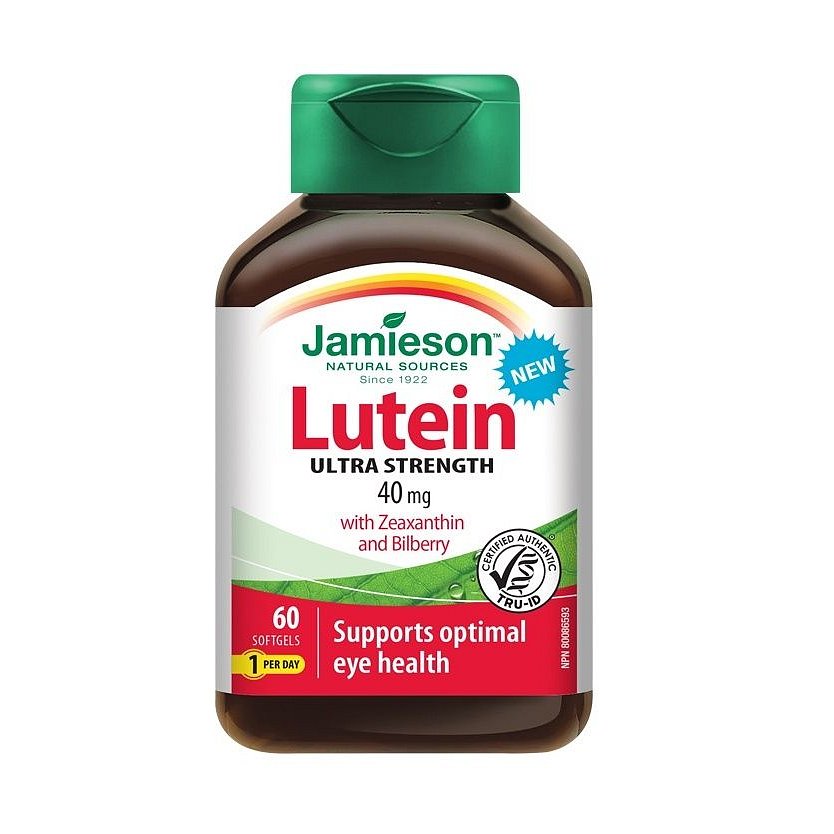 Jamieson Lutein se zeaxantinem a borůvkami 60 kapslí