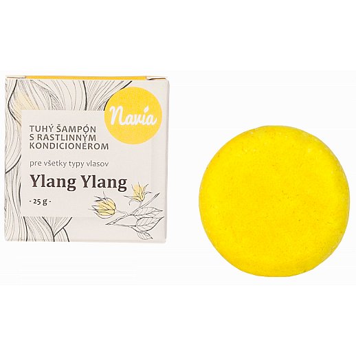 Navia Tuhý šampon s kondicionérem pro světlé vlasy Ylang Ylang 25g