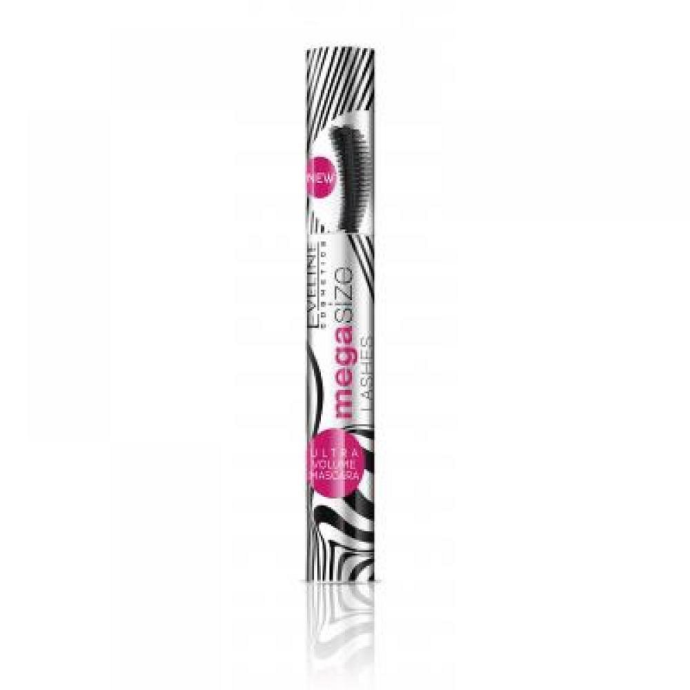 Eveline Mega Size Ultra Long & Volume řasenka Black 10 ml