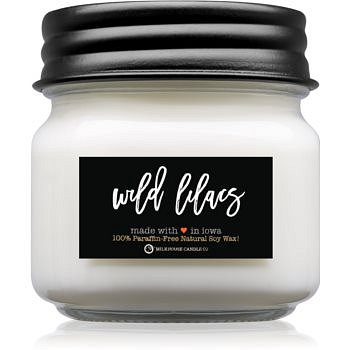 Milkhouse Candle Co. Farmhouse Wild Lilacs vonná svíčka Mason Jar 198 g