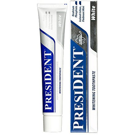 PresiDENT Zubní pasta White 75 ml