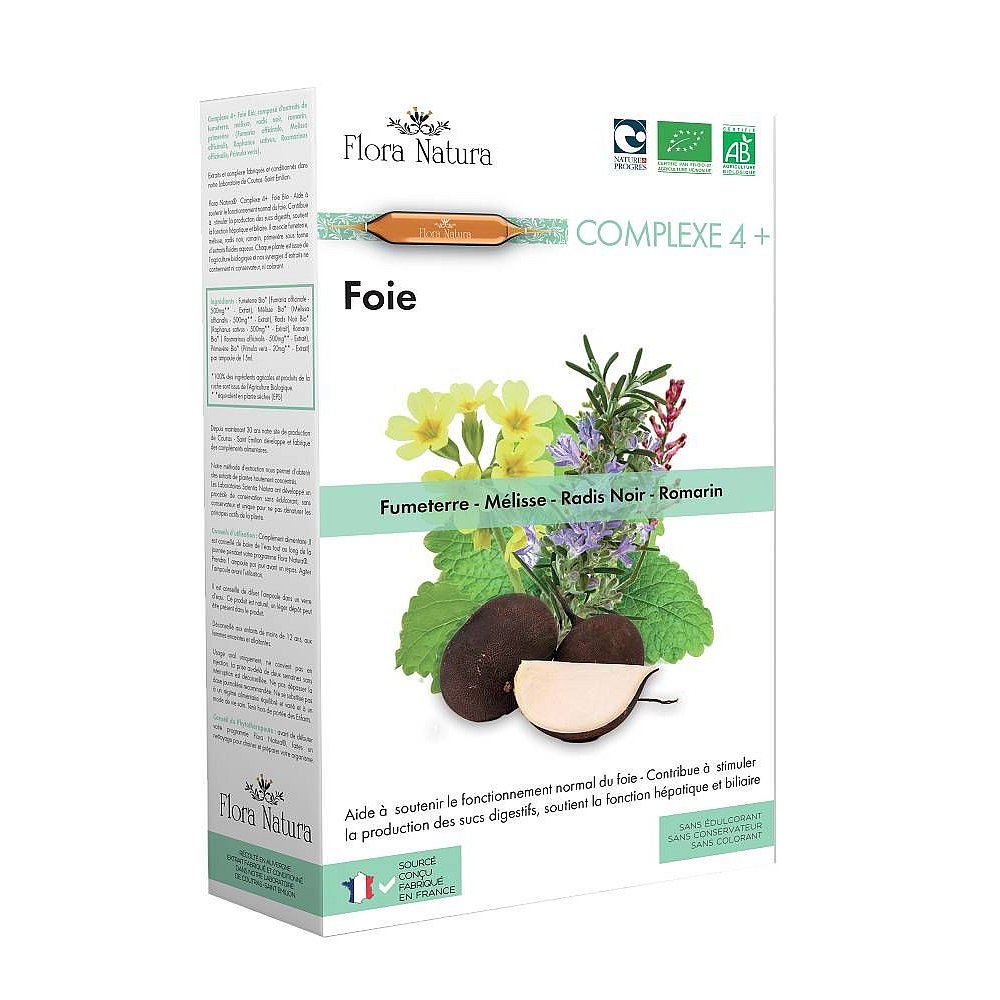 Flora Natura Complex 4 Játra + zemědým BIO 20x15 ml