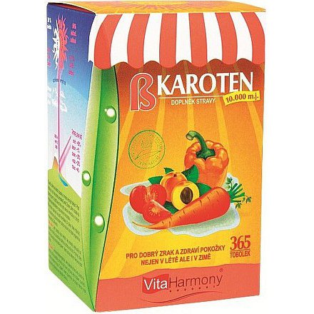 VitaHarmony Beta karoten 10 000 m.j. tob.365