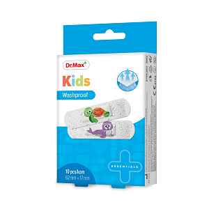 Dr. Max Kids Washproof 62 mm x 17 mm náplast 10 ks