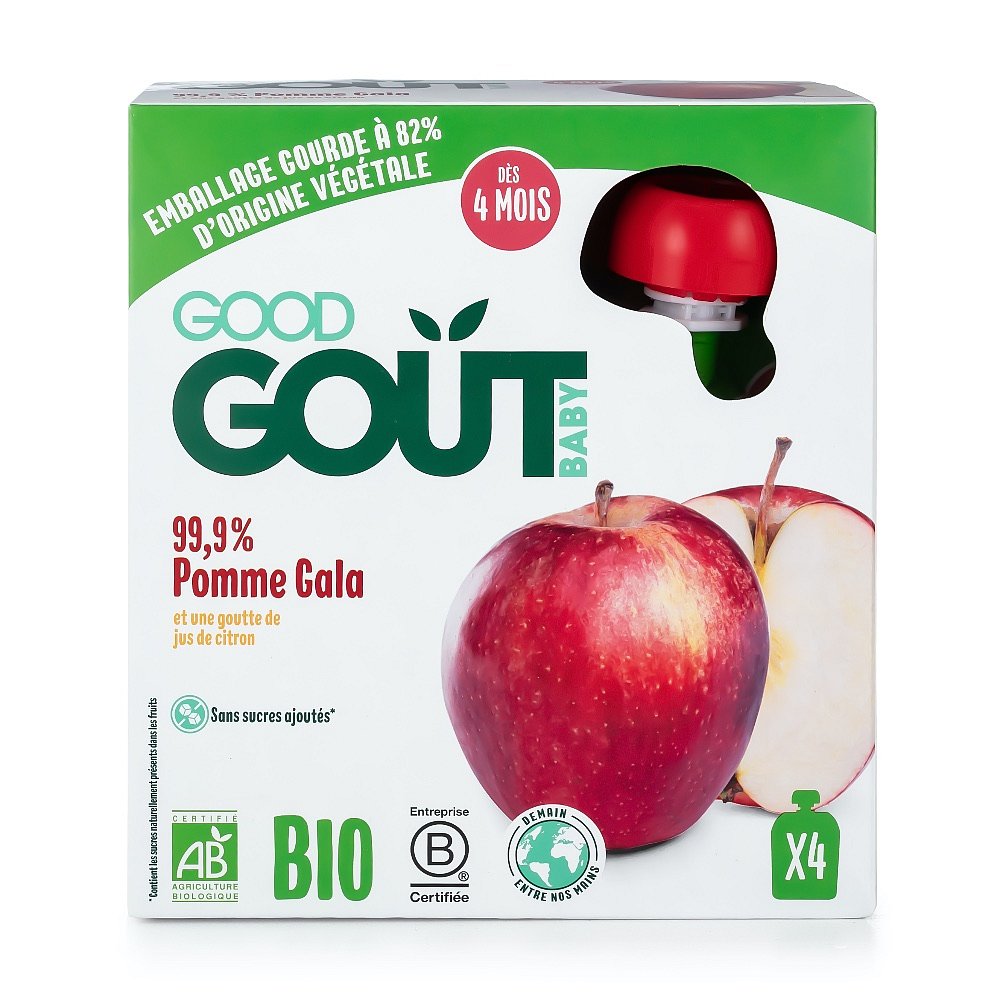 GOOD GOUT BIO Jablko 4x85 g