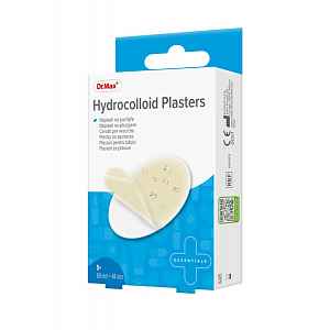 Dr. Max Hydrocolloid Plasters 69 x 44 mm náplasti na puchýře 5 ks