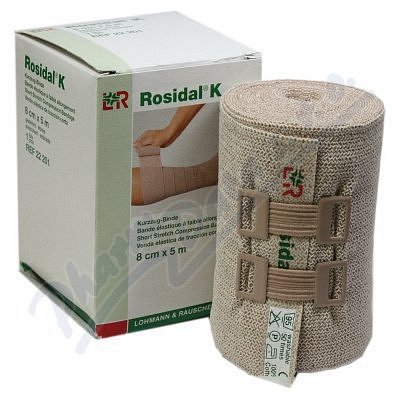 Obinadlo elast. Rosidal K 8cm x 5m 1ks