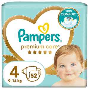 PAMPERS Premium Care Maxi 8-14kg dětské pleny 52ks