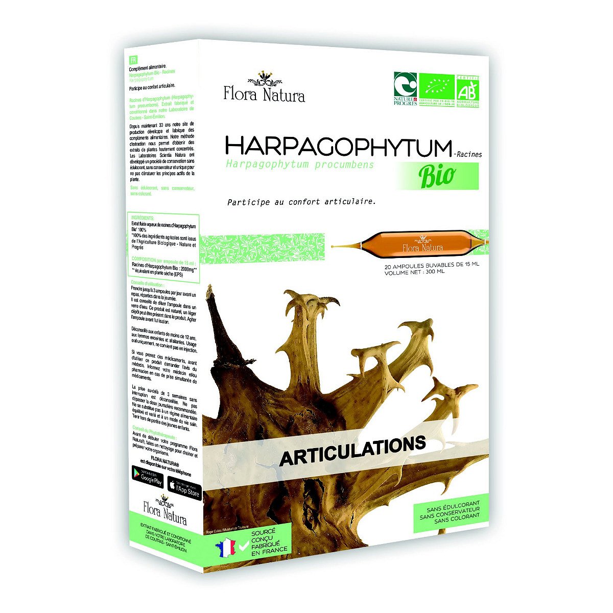 Flora Natura Harpagofyt Čertův dráp BIO 20x15 ml