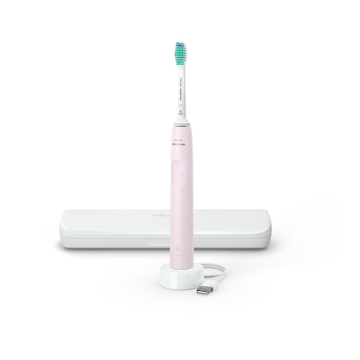 Philips Sonicare ProResults 3100 HX3673/11 sonický zubní kartáček růžový