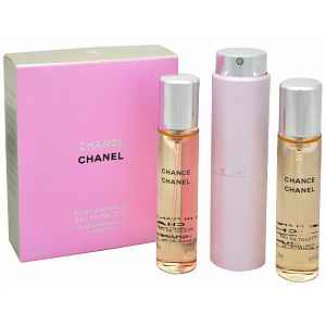 Chanel Chance toaletní voda (1x plnitelná + 2x náplň) pro ženy 3x20 ml