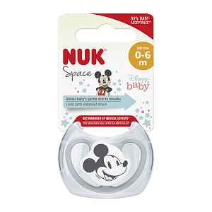 Nuk Dudlík Space Disney Mickey 0-6 M.box Mix Motiv