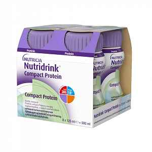 Nutridrink Compact Protein chladivá okurka a limetka 4x125 ml