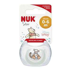 Nuk Dudlík Star Disney Medv.pú 0-6m. Box Mix Motiv