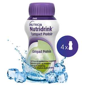 Nutridrink Compact Protein chladivá okurka a limetka 4x125 ml