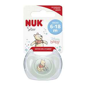 Nuk Dudlík Star Disney Medv.pú 6-18m.box Mix Motiv