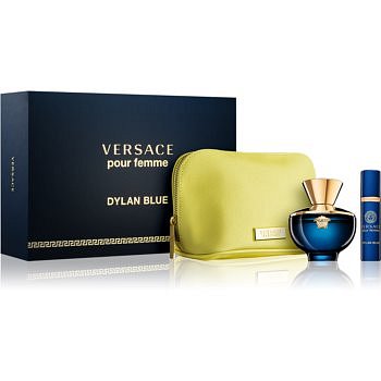 Versace Dylan Blue Pour Femme dárková sada II. parfémovaná voda 100 ml + parfémovaná voda 10 ml + taštička