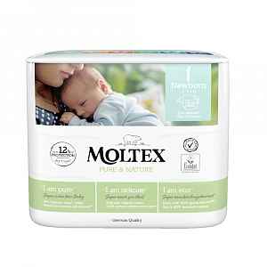 MOLTEX Pure & Nature Newborn 2-4 kg  22 ks