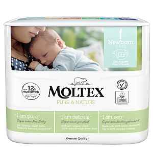 MOLTEX Pure & Nature Newborn 2-4 kg  22 ks