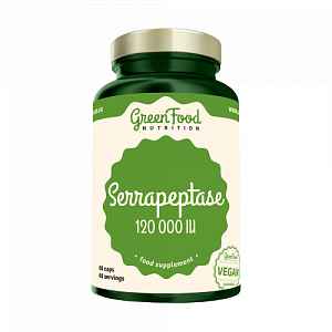 GreenFood Nutrition Serrapeptase 120000IU 60 kapslí