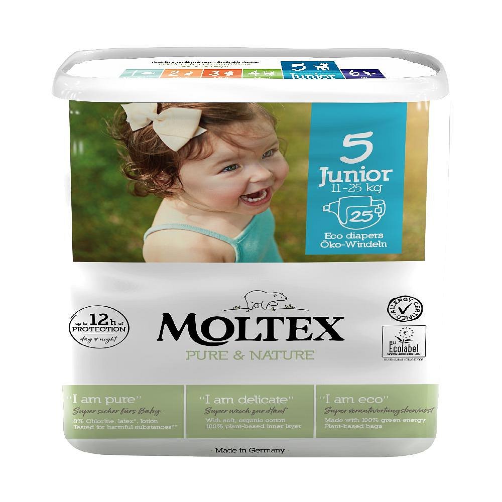 MOLTEX Pure & Nature Junior 11-25 kg 25 ks