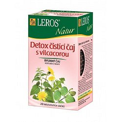 Leros Natur Detox čisticí čaj s Vilcacorou porcovaný čaj 20x1,5 g